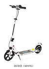 Adults Teens 220lb Foot Disc Brake Scooters 940mm White Kick Scooter