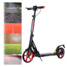 PU Kick Scooter Big Wheels ROHS Scooter Adjustable Height
