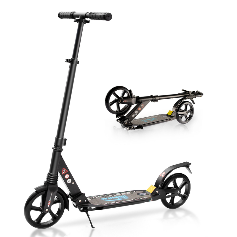 Front ROHS Two Wheel Kick Scooter 120kg Adult Folding Kick Scooter